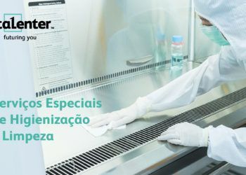 Talenter™ com serviços especiais de desinfeção, higienização e limpeza de espaço
