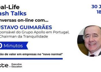 O “novo normal” das empresas em discussão hoje na Real-Life Flash Talk