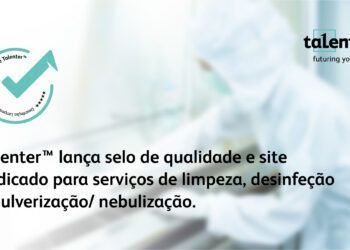 Talenter™ lança selo de qualidade para serviços de limpeza, desinfeção e pulverização/nebulização