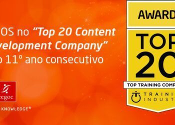 CEGOS no “Top 20 Content Development Company” pelo 11º ano consecutivo
