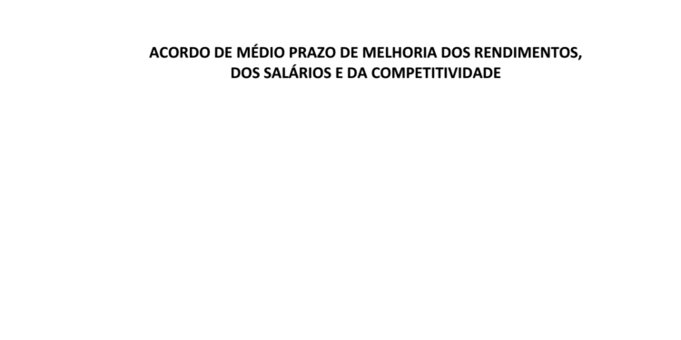 Acordo para a valorização de rendimentos e melhoria da competitividade: o que importa saber