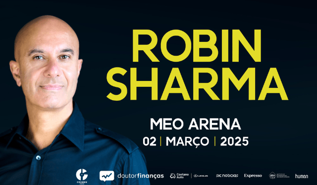 Robin Sharma em Lisboa: começou a contagem decrescente