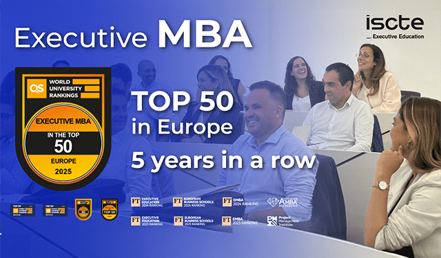 Executive MBA do Iscte Executive Education entre os 50 melhores da Europa