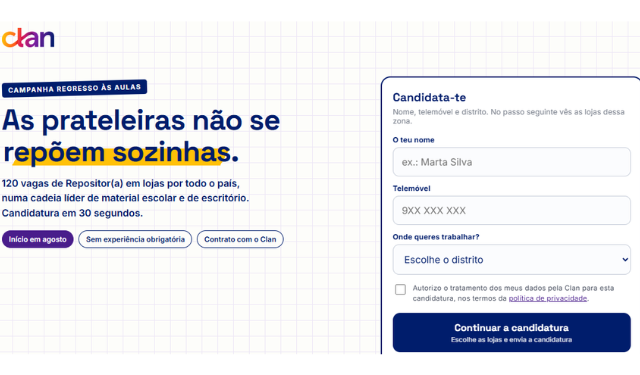 O regresso às aulas ainda está longe, mas as empresas já começaram a contratar. Há 120 vagas
